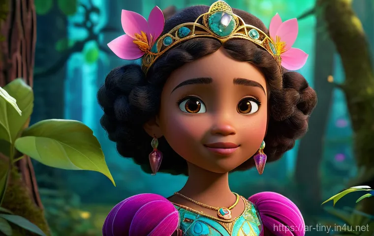 티니핑 시즌1과 시즌2 차이 - **"A highly detailed and vibrantly colored animation still of Princess Romy from 'Teenieping' Season...