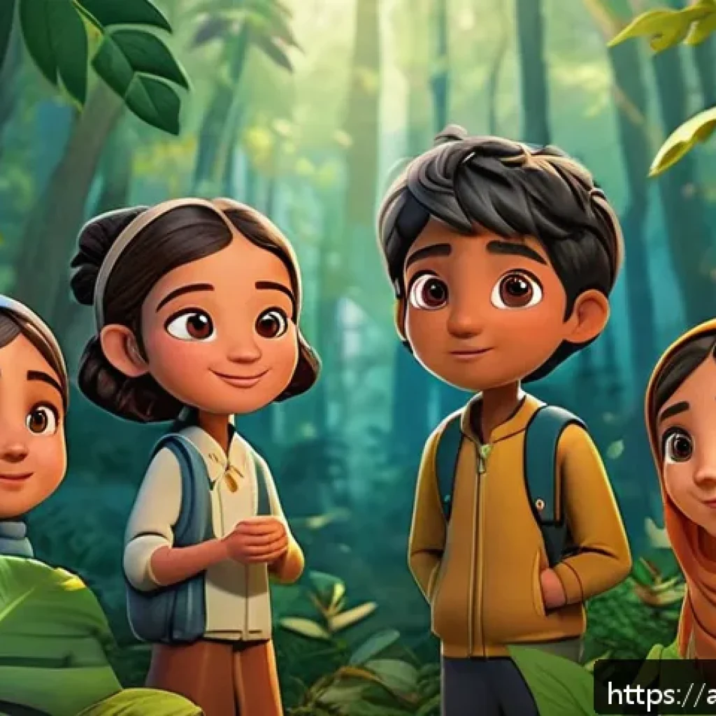 티니핑 애니메이션 스토리 구조 - A vibrant scene from the world of Tinyping featuring a group of diverse, small animated characters w...